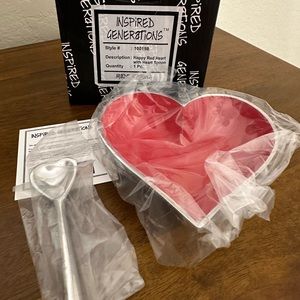 Inspired Generations Happy Red Heart with Heart Spoon